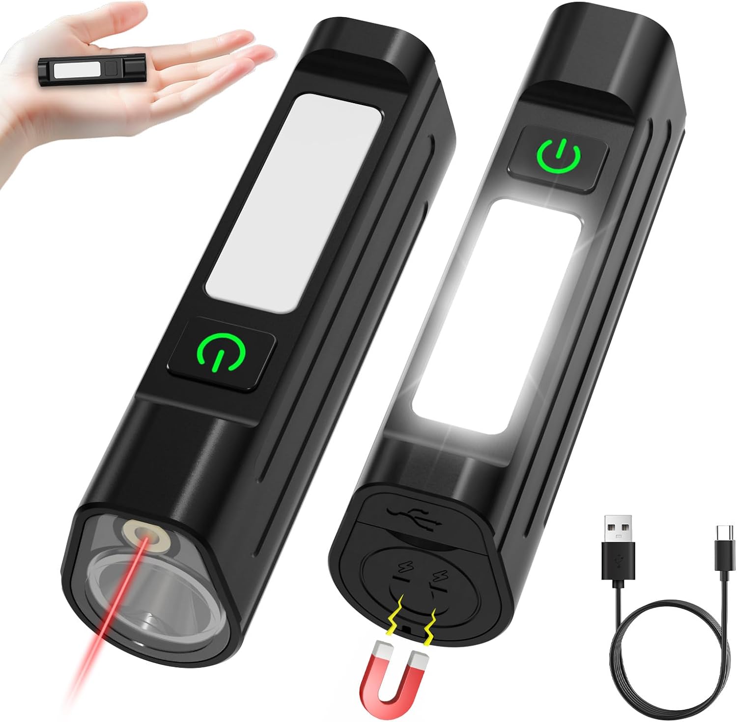 Cycling To Work - Lampe de poche LED portable, étanche,