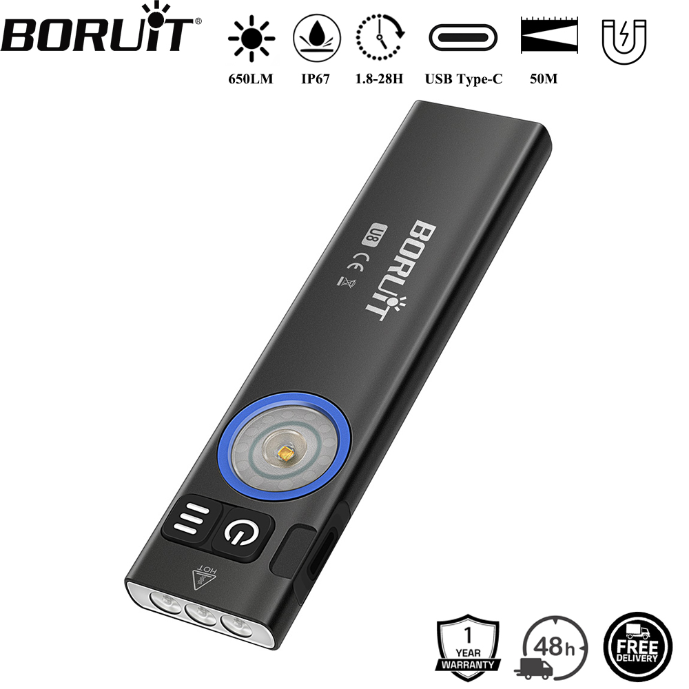 Cycling To Work - BORUiT U8 650LM EDC lampe de