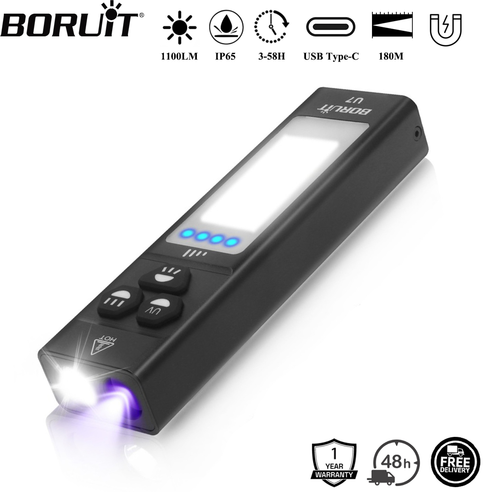 Cycling To Work - BORUiT U7 UV LED EDC lampe