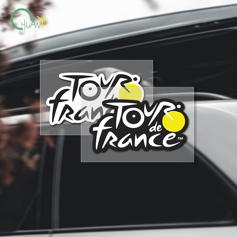 Bike Light Front Rear - Autocollant logo Tour de France pour