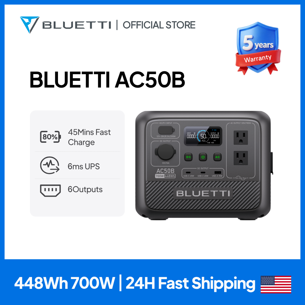 Usb Charger Dynamo - Station d'alimentation portable BLUETTI AC50B 700W
