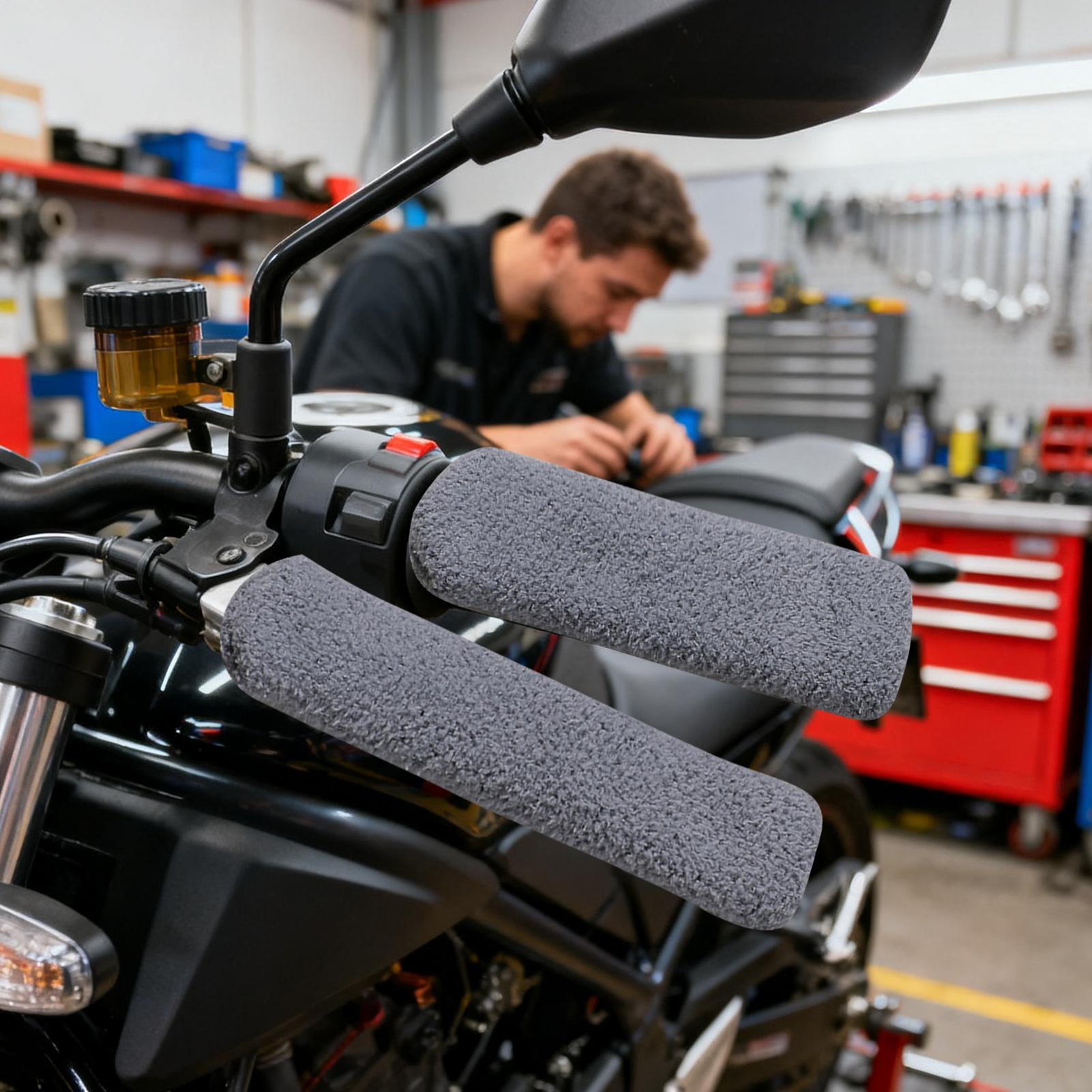 Cycling Commute - Couvre-guidon de moto extensible, ensemble de