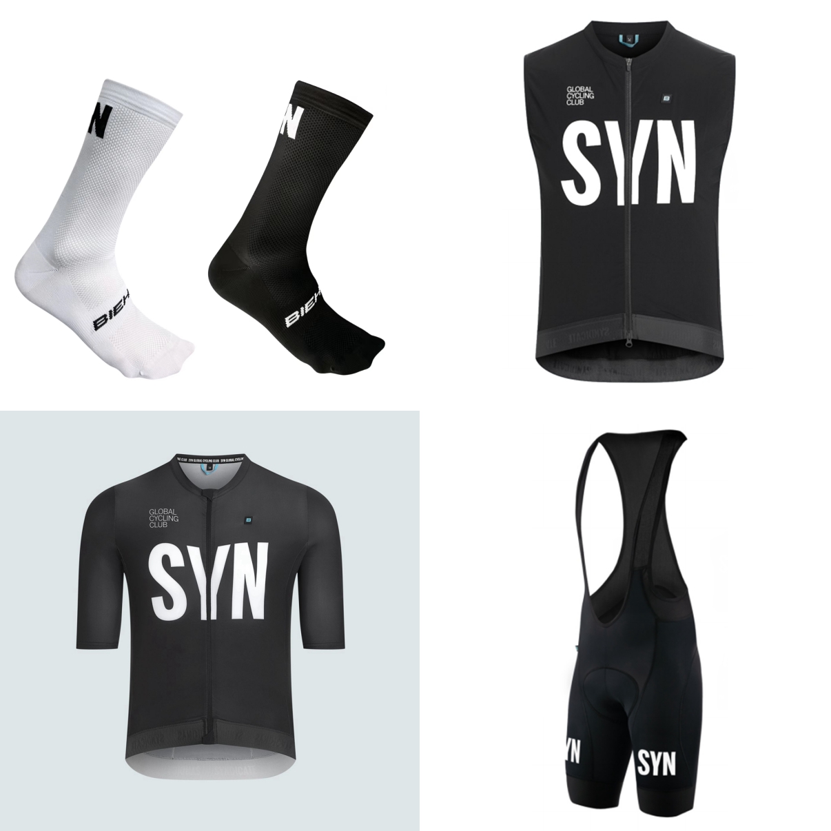 Cycling Community - Ensemble cycliste d'été 2026 noir et