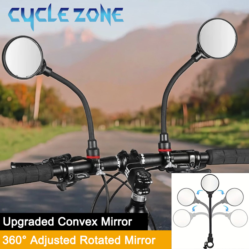 Cycling Zones - Rétroviseur de guidon de vélo, rétroviseur