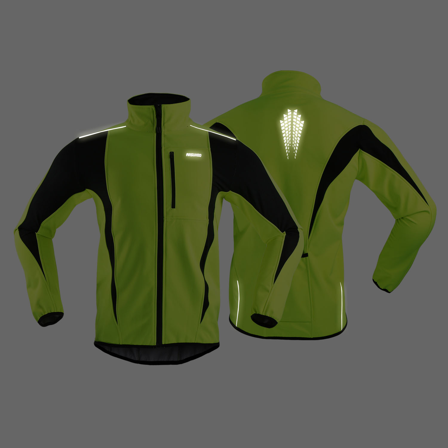 ARSUXEO hommes hiver veste de  - Cycling Commuter Jacket avis et prix