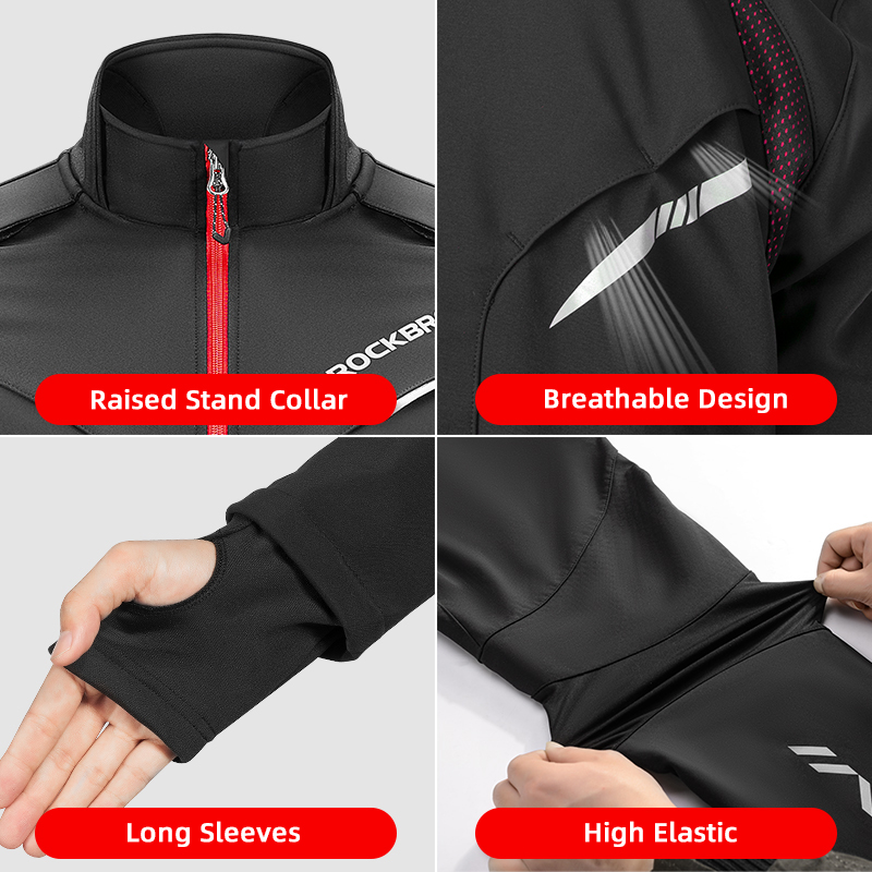 ROCKBROS hiver plus chaud vest - Cycling Commuter Jacket avis et prix
