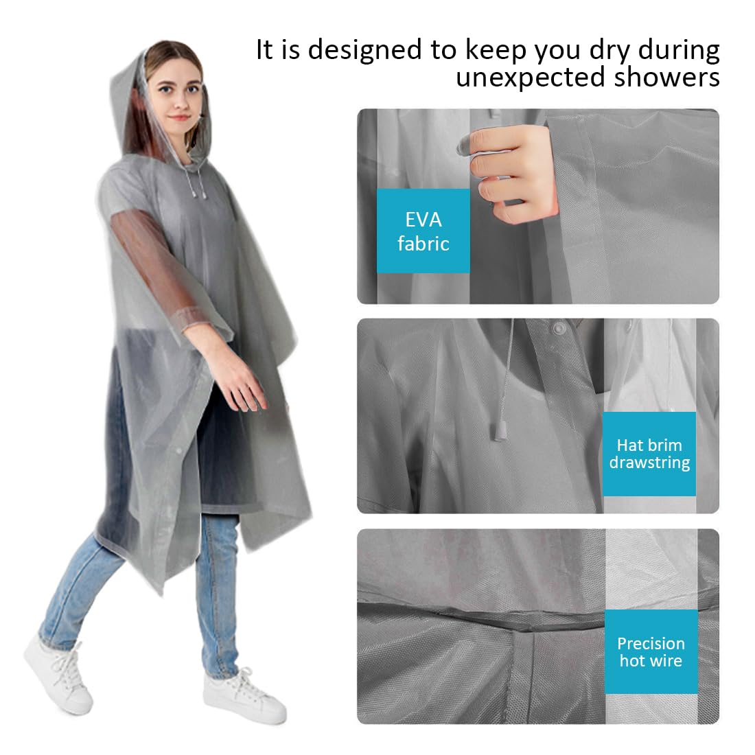 Poncho imperméable pour adulte - Cycling Commuter Rain Gear avis et prix