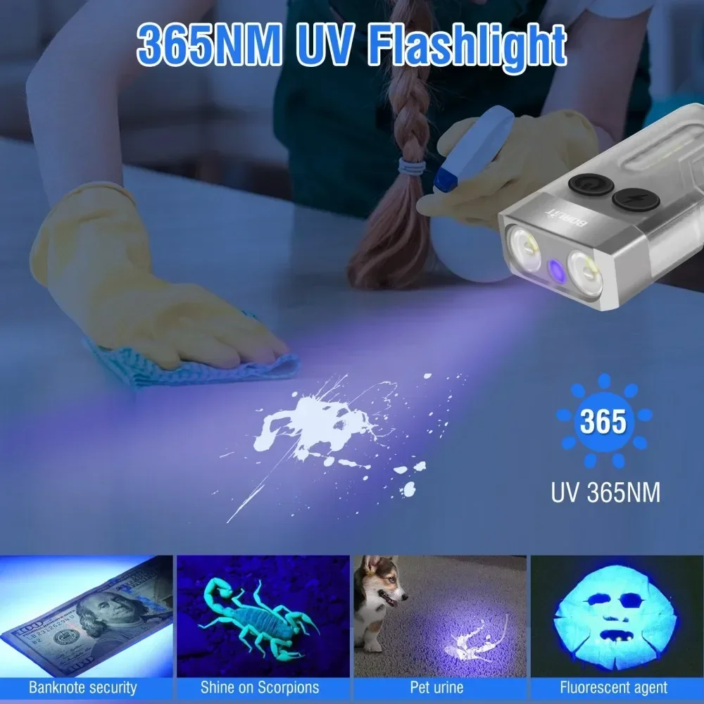 BORUiT V10 porte-clés UV LED E - Cycling To Work avis et prix