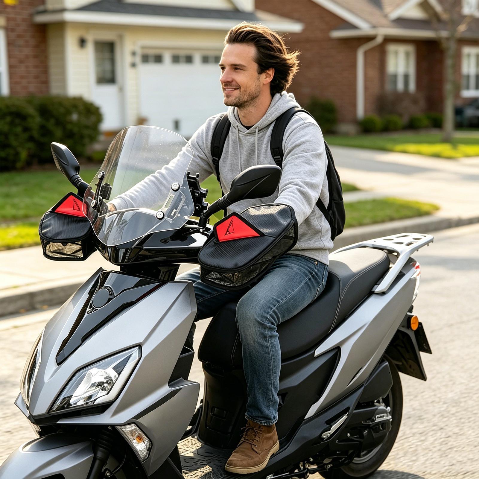 Mitaines de guidon de moto en  - Cycling Commute Distance avis et prix